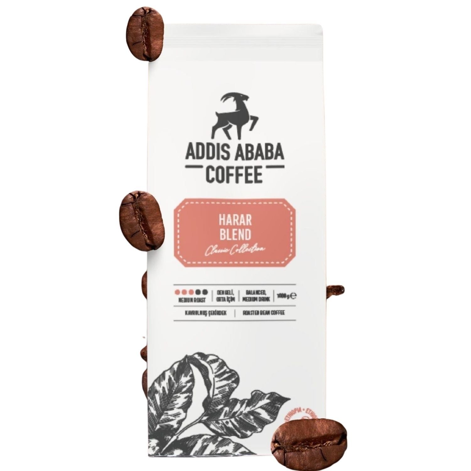 Harar Blend Çekirdek Kahve 1000 Gr