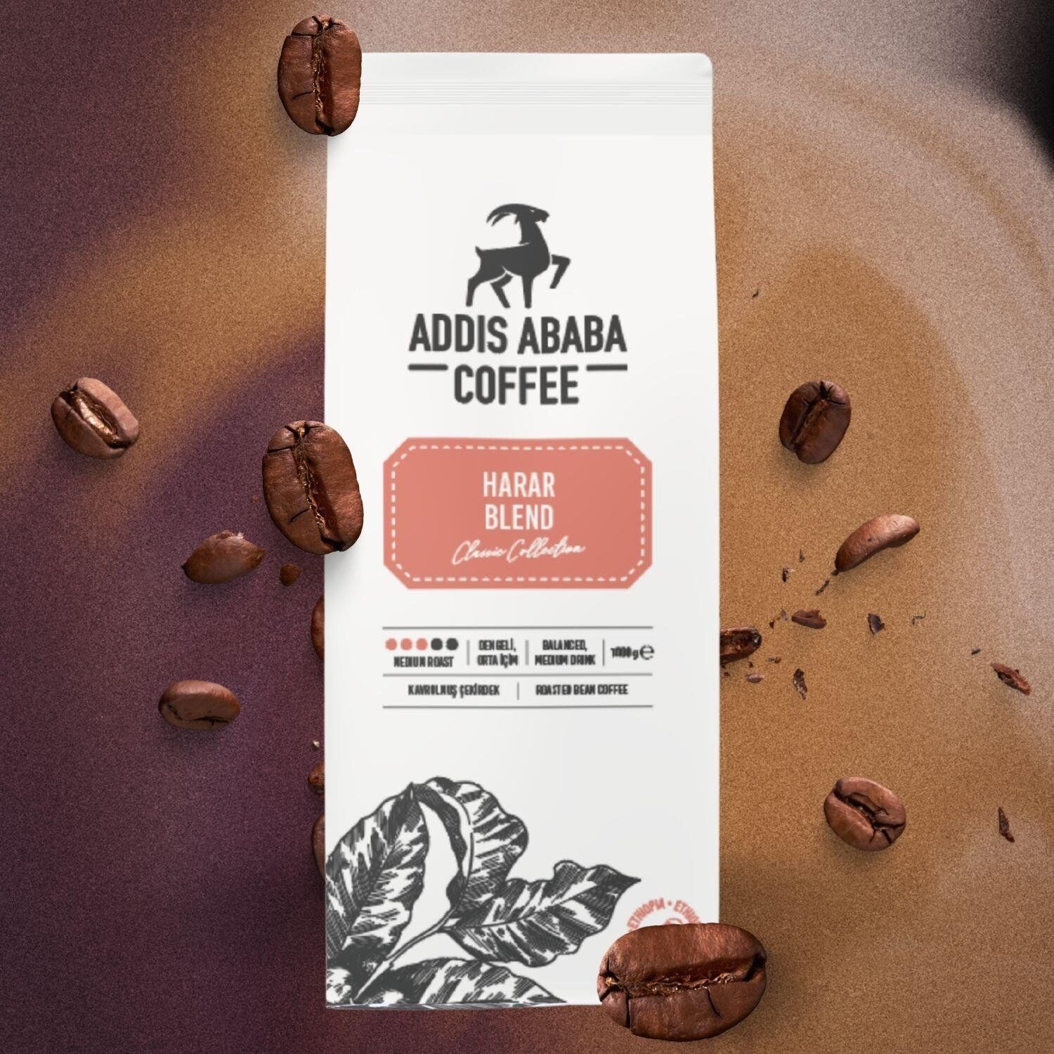 Harar Blend Çekirdek Kahve 1000 Gr